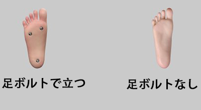 Aotumedollラブドールの自立足